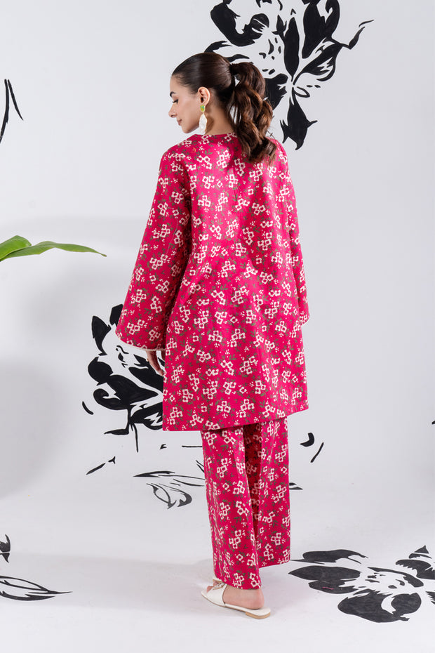 2 Piece - Printed Lawn Suit - GLV2-01