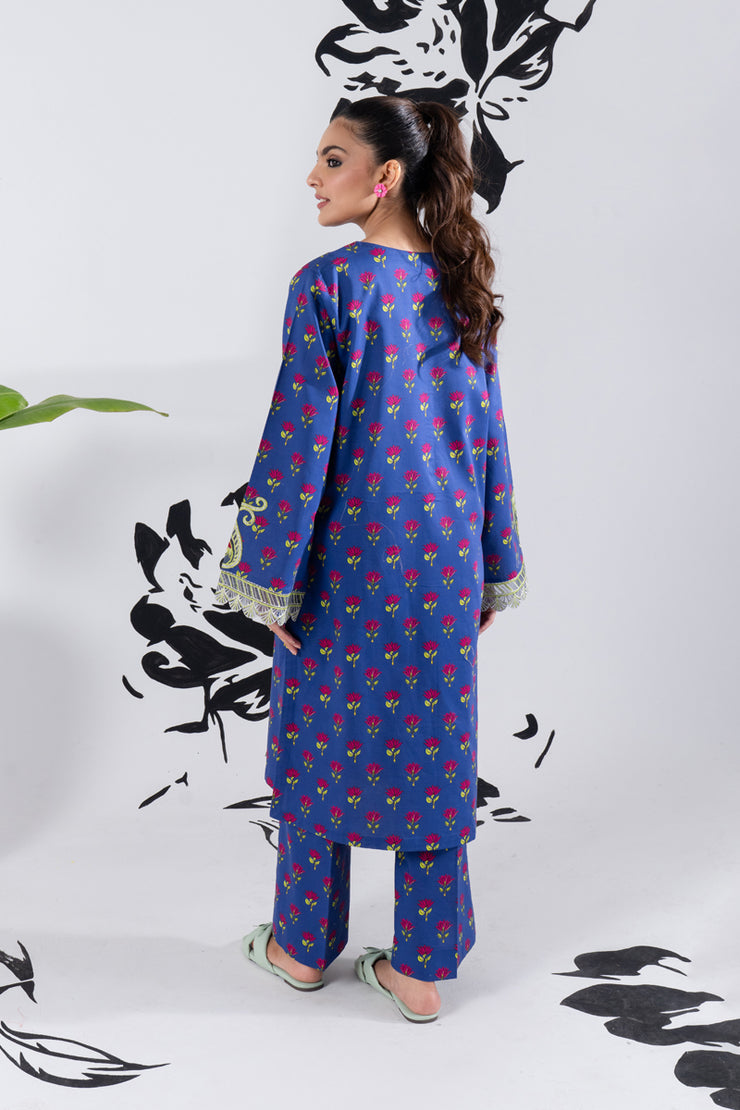 2 Piece - Printed Lawn Suit - GLV1-11