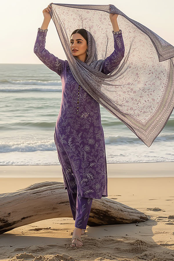 3 Piece - Printed Premium Viscose - V3 - 01